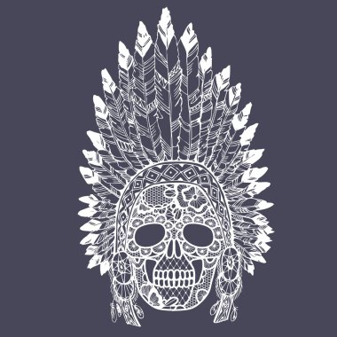 dantelli insan kafatası