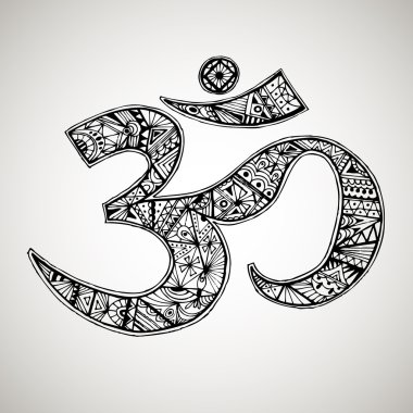 Ohm. OM aum sembolü.