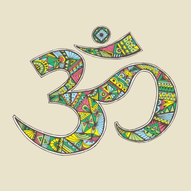 Ohm. OM aum sembolü.