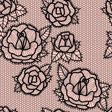 eski dantel arka plan, süs güller.