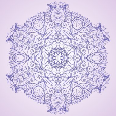 Dekoratif yuvarlak dantel modeli