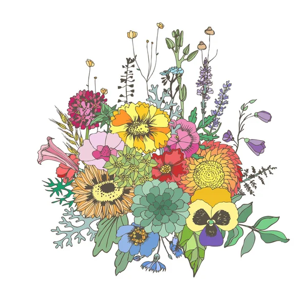 Composition florale . — Image vectorielle