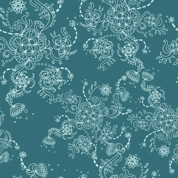 Seamless floral pattern. — Stock Vector