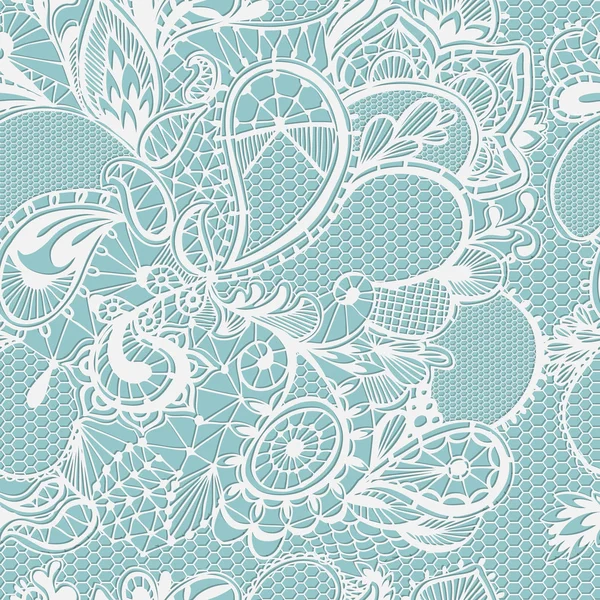 Velho fundo de renda, paisley ornamental . — Vetor de Stock