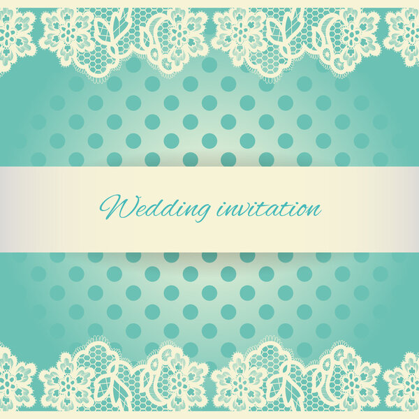 Wedding invitation.