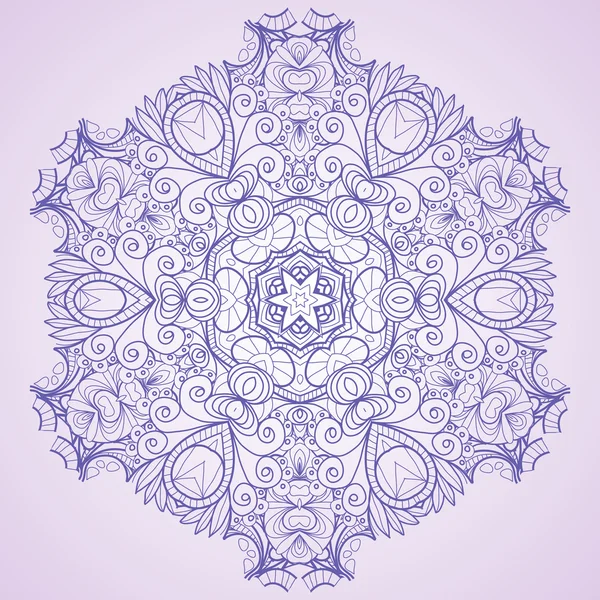 Ornamental round lace pattern Royalty Free Stock Illustrations