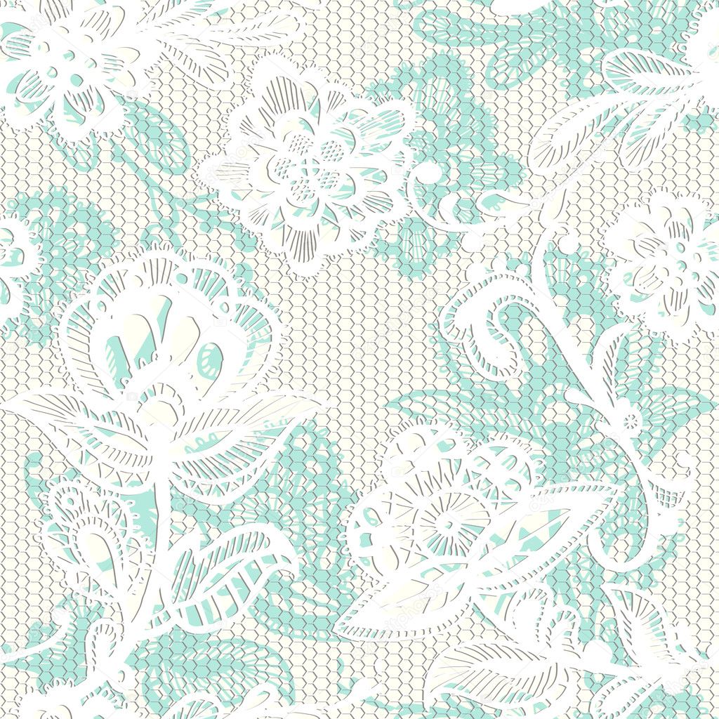 Old lace background, ornamental flowers.