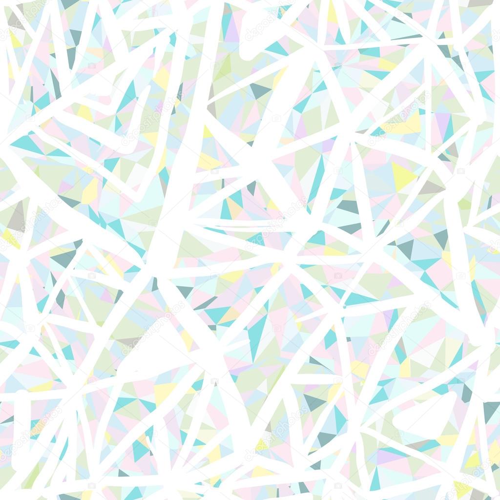 Pastel seamless texture with triangles