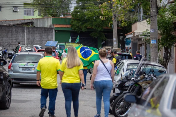 Paulo Brasilien Oktober 2022 Der Derzeitige Präsident Und Präsidentschaftskandidat Der — Stockfoto