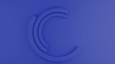 Soyut hareket grafik arkaplanı. 3B canlandırma döngüsü.