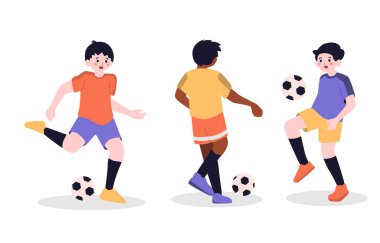 Çocuk Futbol Oynayan Futbolcu Spor Karakteri İzole Edildi