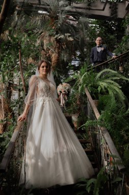 düğün günü, gelin ve damat