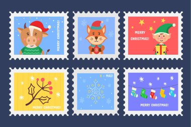 Noel posta pulu, posta damgası ya da çıkartma ayarla