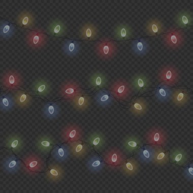 Çelenk, LED neon ışıklar, parlak lamba.