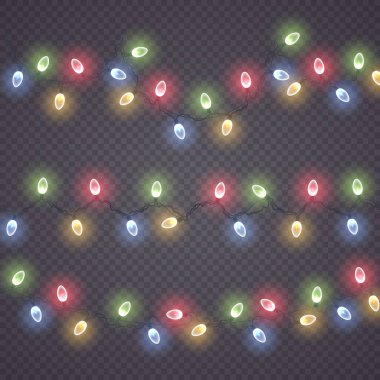 Çelenk, LED neon ışıklar, parlak lamba.