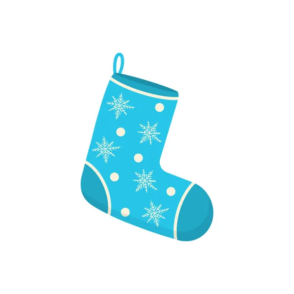 Conjunto de calcetines de Navidad, decoraciones navideñas para regalos — Vector de stock