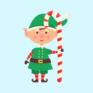 Elf seti, Yeni Yıl, Mutlu Noel karakterleri.