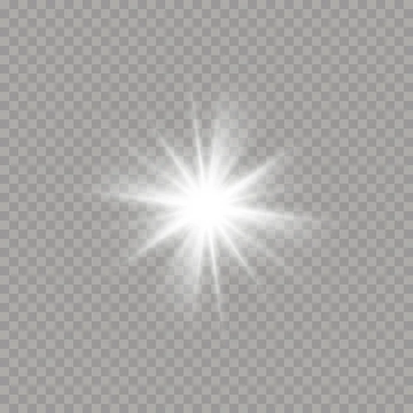 Set of explosion star, glare, sparkle, sun flare. — Stock Photo, Image