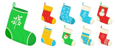 Noel çorapları, Noel süslemeleri, hediyeler