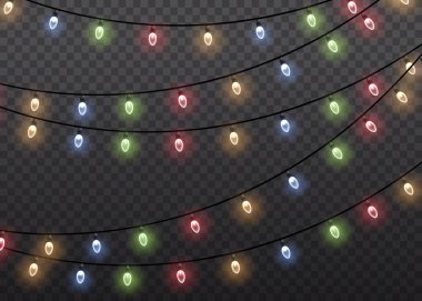 Noel ışıkları, parlak ampuller, xmas lambası..