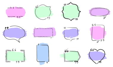 Konuşma balonu, metin kutusu, el çizimi karalama.