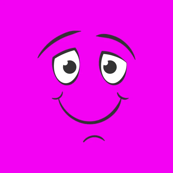 Expressions du visage émotions dessinées à la main style doodle. — Image vectorielle
