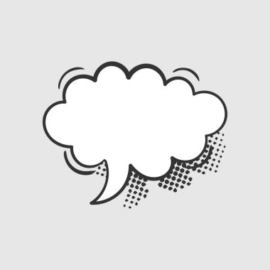 Komik konuşma baloncukları, diyalog bulutları, çizgi roman kitapları.