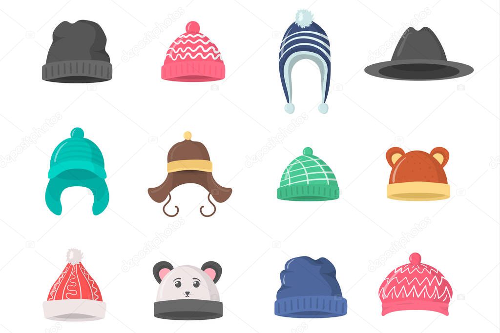 Winter headwear, Christmas and New Year hat