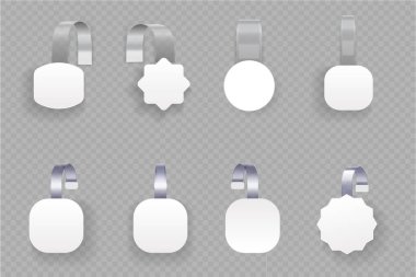 Satış etiketleri sendeleyiciler, 3D gerçekçi etiket modelleme seti