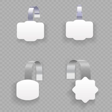 Satış etiketleri sendeleyiciler, 3D gerçekçi etiket modelleme seti