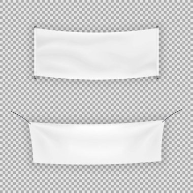 Bayraklar, kumaş afişler, reklam panoları.