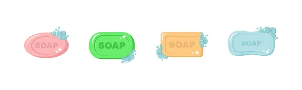 Soap, Antiseptic Gel and other Hygienic Products. Hygiene Icons Set. Antiseptic spray in flask kills bacteria. — Stock Photo, Image