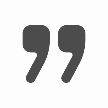 Bir alıntı, tırnak işareti, alıntı, virgül