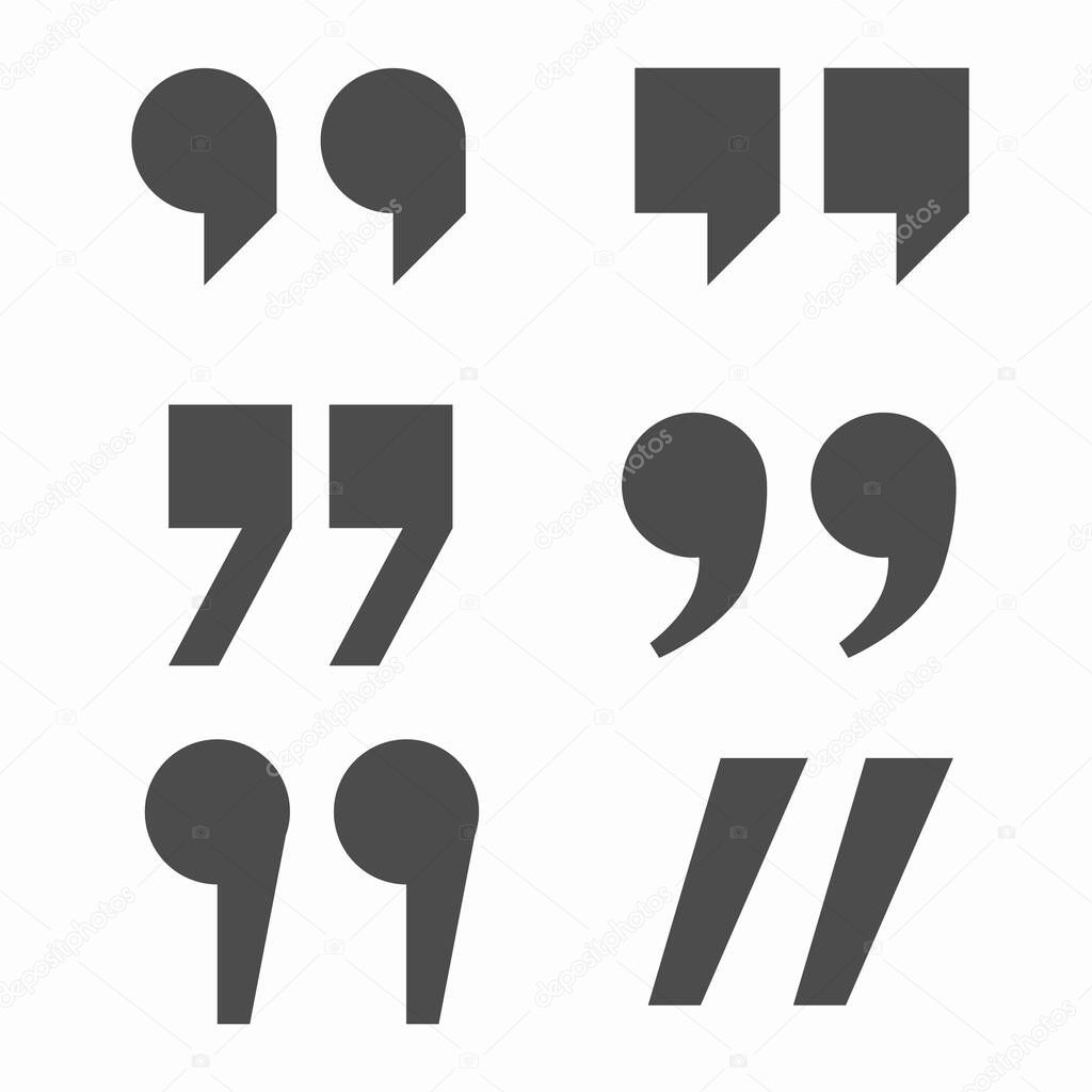 A quotemarks, quotation, quote speech mark, commas