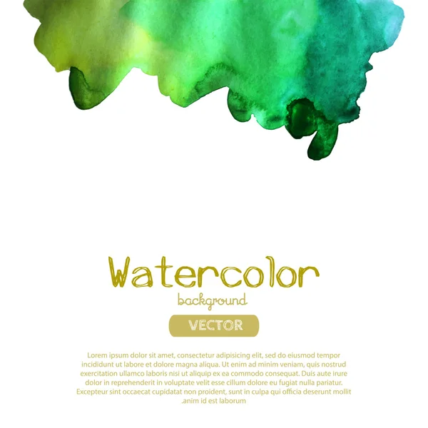 Abstract hand drawn watercolor background, vector illustration, s — стоковый вектор
