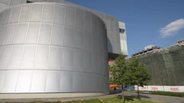 Moskova 'daki Rus Empresyonizm Müzesi' nin alışılmadık bir binası. Hareket halinde çekim