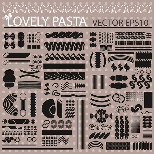Resimli pasta şekil türü.