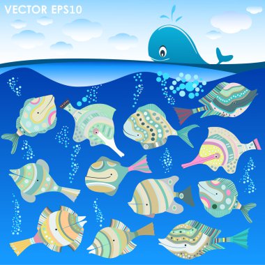 Denizin altındaki dünya.