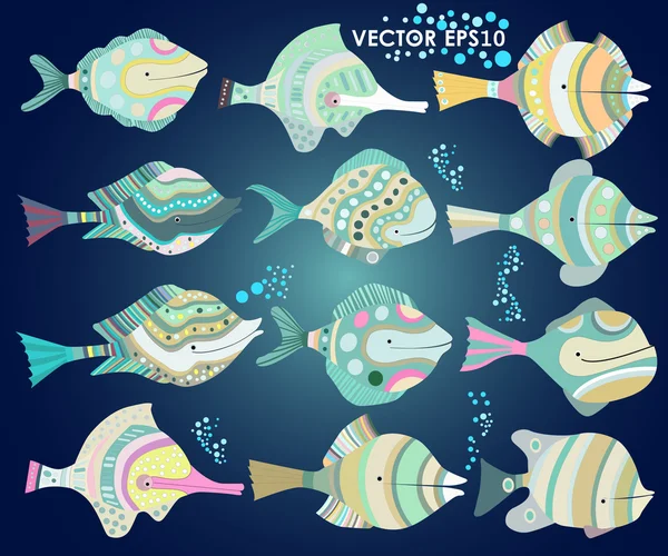 World under the sea. — Stock Vector
