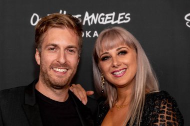 Aaron Fradkin, Victoria Fratz 29 Eylül 2021 'de Westwood, CA' daki Landmark Tiyatrosu 'nda 