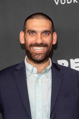 Aaron Strick 29 Eylül 2021 'de Westwood, CA' daki Landmark Tiyatrosu 'nda 