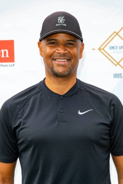 Dondre Terrell Whitfield, 4 Ekim 2021 'de Burbank, CA' da düzenlenen 14. Geleneksel Ünlü Golf Klasik Turnuvası 'na katıldı.