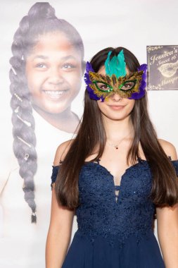 Paris Bravo, 9 Ekim 2021 'de Santa Clarita, CA' da Jessica Mikayla 'nın 16. maskeli balosuna katıldı.