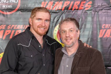 Davy Williams ve Randy Kent 20 Ekim 2021 'de Los Feliz Tiyatrosu' nda Kung Pao Pictures 'ın 