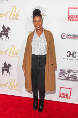 Amber Tiara, 23 Ekim 2021 'de Los Angeles' taki The Alley 'de Leimert Park Kültür Film Festivali' ne katılıyor.