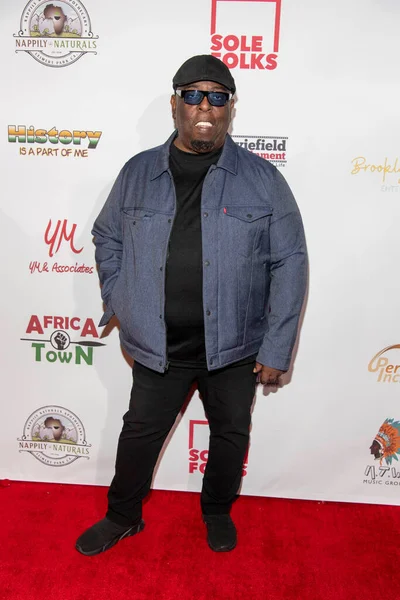 Daryle Ross Asiste Leimert Park Cultural Film Festival Alley Los — Foto de Stock