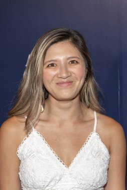 Stephanie Anna Nguyen, 21 Haziran 2021 'de Harmony Gold Theater, Los Angeles, CA' da Los Angeles Film Galası 'na katılır.