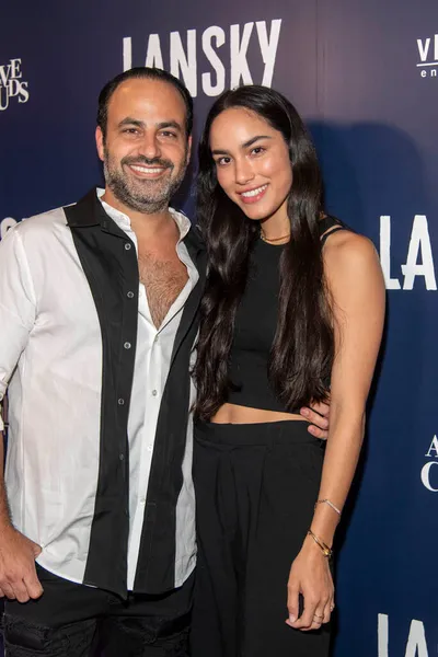Ben Talei Laura Lopez Attend Los Angeles Film Premiere Lansky — Stock Photo, Image