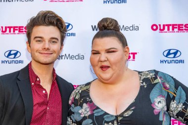 Christopher Paul Colfer ve Ashley Fink 19 Ağustos 2021 'de 