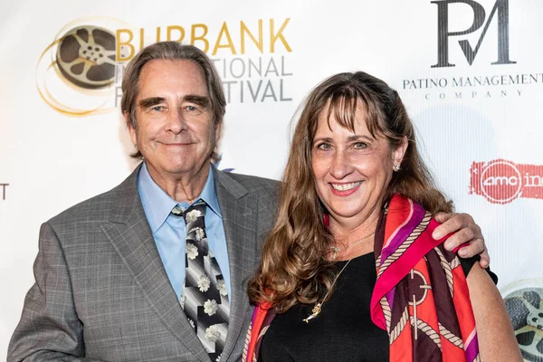 Beau Bridges Wendy Treece Bridges Deltar 13Th Annual Burbank International Stockbild